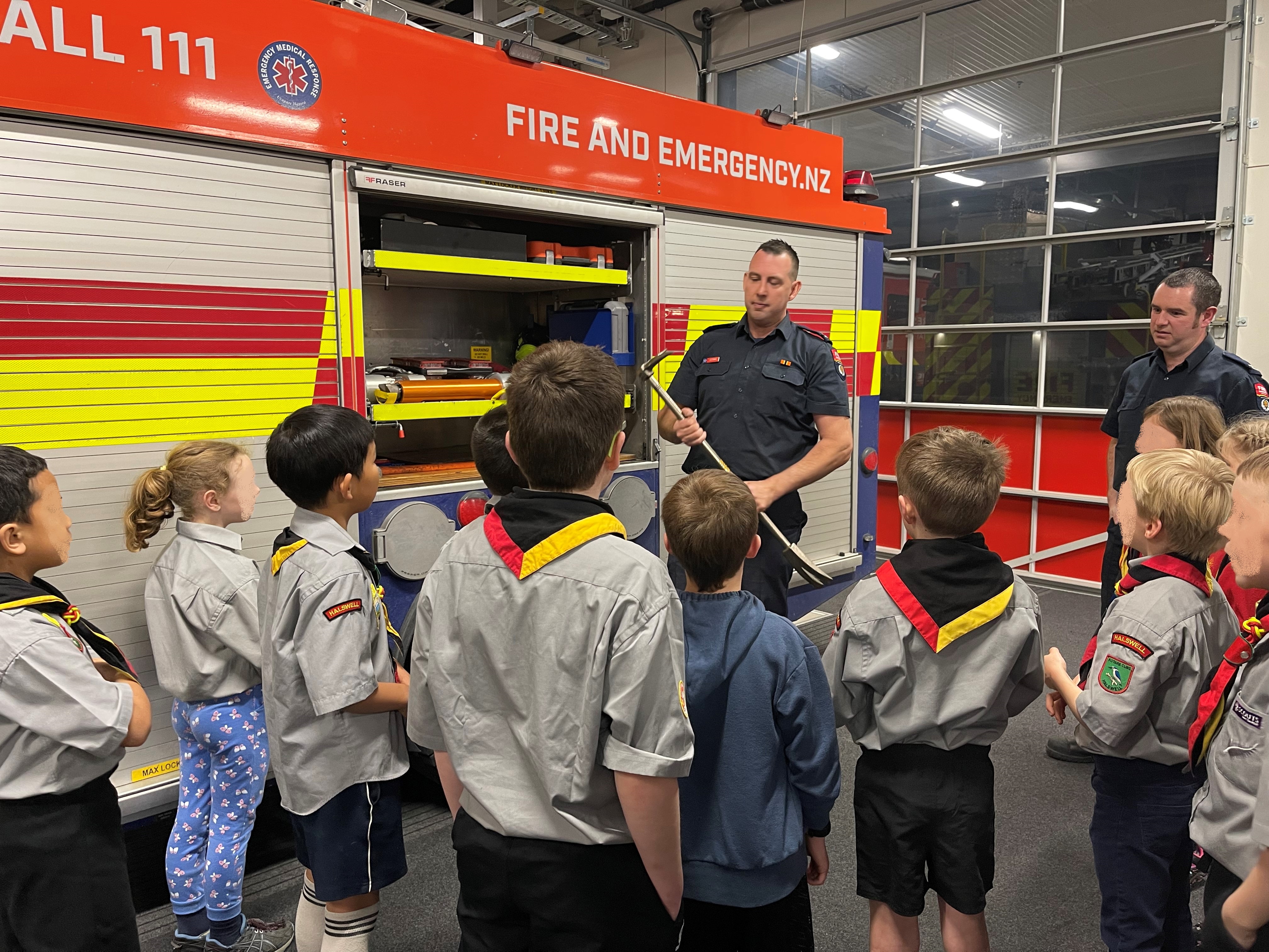 Visiting a Fire Station